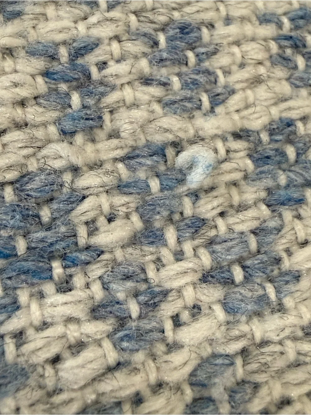 Unused Arhaus indoor/outdoor Pillow —blue and gray
